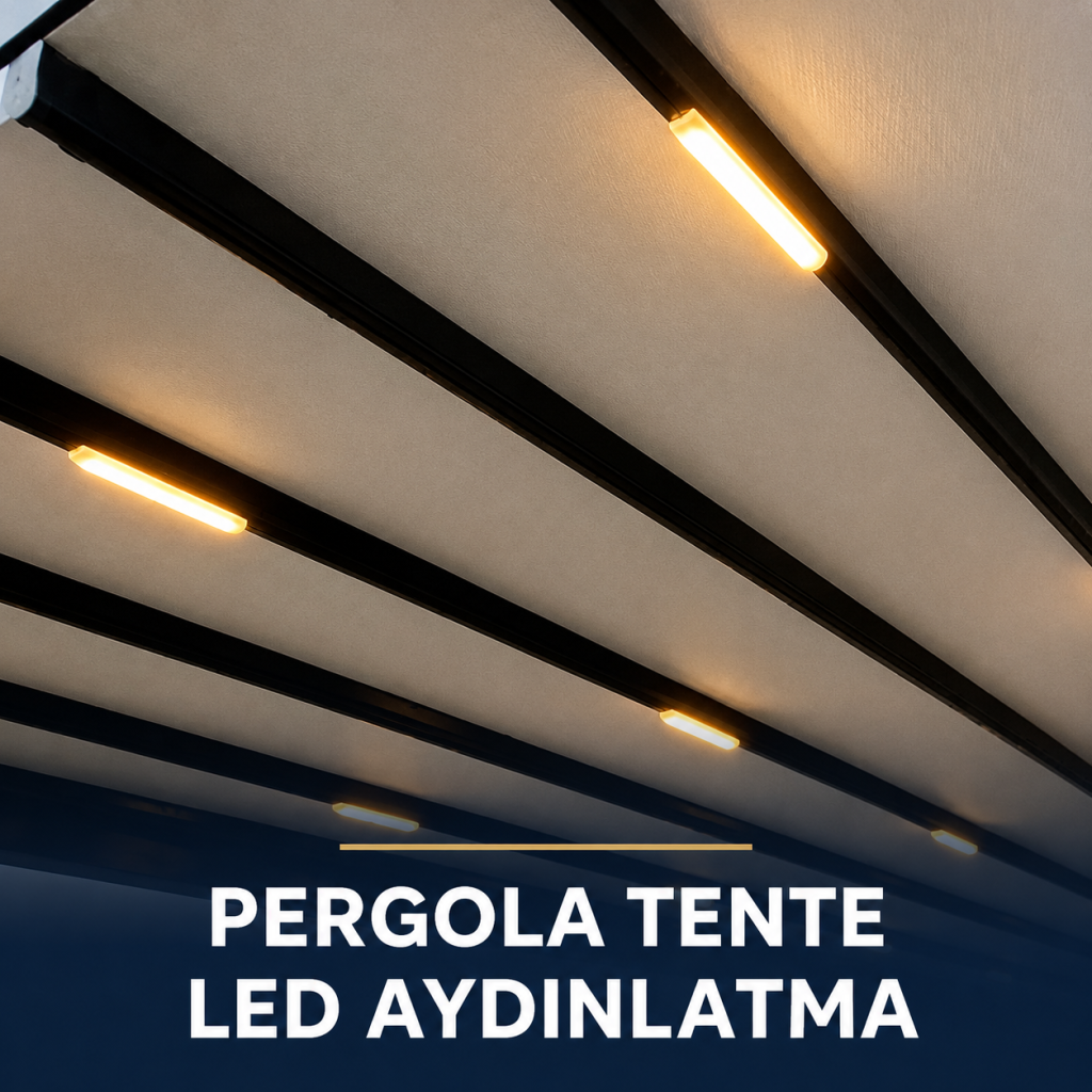 Pergola Tente LED Aydınlatma Sistemleri